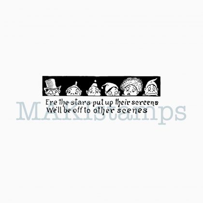 planner rubber stamp Brownies MAKIstamps